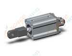 SMC CQ2D16-25DM-V compact cylinder, cq2, COMPACT CYLINDER