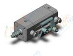 SMC HYDQB20R-20FM-F6PL compact cylinder, hygienic, HYGIENIC ACTUATOR