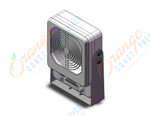 SMC IZF31-P-ZBS fan type ionizer (4.4 cubic meters/min), IONIZER, FAN TYPE