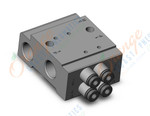 SMC SS0755-02C3C plug lead base mount bar manifold, 3 PORT SOLENOID VALVE