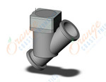 SMC XYA-63D-M9NA s.s. high vacuum in-line valve, HIGH VACUUM VALVE