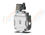 SMC AV4000-04-5YZC-A soft start-up valve, VALVE, SOFT START