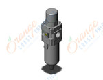 SMC AW40-F06D-N-A filter/regulator, FILTER/REGULATOR, MODULAR F.R.L.