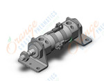 SMC CDM2L32-25AZ-M9PSBPC cylinder, air, ROUND BODY CYLINDER