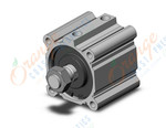 SMC CDQ2A100-45DMZ-XC6 compact cylinder, cq2-z, COMPACT CYLINDER