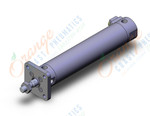 SMC CBG1FN32-125-HN cbg1, end lock cylinder, ROUND BODY CYLINDER