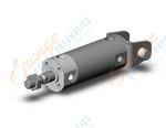 SMC CG1DN32TN-25Z cg1, air cylinder, ROUND BODY CYLINDER