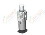 SMC AW40-04E1-RZA-B filter/regulator, FILTER/REGULATOR, MODULAR F.R.L.