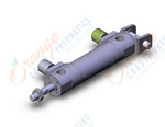 SMC CDBG1DN20-25-WL cbg1, end lock cylinder, ROUND BODY CYLINDER