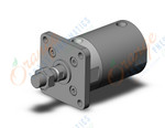 SMC CDG1FN80TN-25Z cg1, air cylinder, ROUND BODY CYLINDER