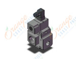 SMC VP3165-065DSA1-N-Q valve, sol, 3 PORT SOLENOID VALVE