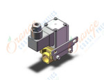 SMC VXZ233BGBXB pilot op 2 port solenoid valve, (n.c.), 2 PORT VALVE