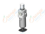 SMC AW40-N03CE-2RZ-B filter/regulator, FILTER/REGULATOR, MODULAR F.R.L.