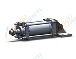 SMC CDA2D50-75Z-N air cylinder, tie rod, TIE ROD CYLINDER
