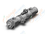 SMC CDM2B20TN-25FZ-M9PZ cylinder, air, ROUND BODY CYLINDER