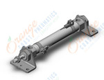 SMC CDM2L20-100Z-M9BZ cylinder, air, ROUND BODY CYLINDER