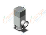 SMC XLDV-40L-M9BA-5MS-Q aluminum, high vacuum angle valve, HIGH VACUUM VALVE