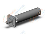 SMC CDG1FN32TN-100Z cg1, air cylinder, ROUND BODY CYLINDER