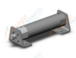 SMC CDG3LN20-50F cg3, air cylinder short type, ROUND BODY CYLINDER