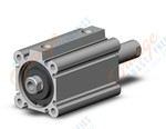 SMC CQ2WA40TN-40DZ compact cylinder, cq2-z, COMPACT CYLINDER