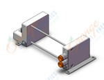 SMC VV100-10FAD1-08U1-N7F1 manifold, plug-in, 3 PORT SOLENOID VALVE