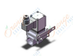 SMC VXZ2C2JGBXB pilot op 2 port solenoid valve, (n.o.), 2 PORT VALVE