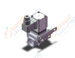 SMC VXZ2C2JGXB pilot op 2 port solenoid valve, (n.o.), 2 PORT VALVE