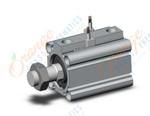 SMC CDQ2B32-30DMZ-L-M9PV compact cylinder, cq2-z, COMPACT CYLINDER