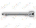 SMC CDM2C20-250AFZ-N-M9N-XC6 cylinder, air, ROUND BODY CYLINDER