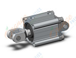 SMC CDQ2D63-40DMZ-W-M9PMAPC compact cylinder, cq2-z, COMPACT CYLINDER