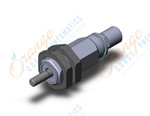 SMC CJPB10-15H4-XC17 pin cylinder, sgl acting, spring return, ROUND BODY CYLINDER