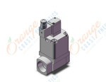 SMC VNA412A-T25A-5D process valve, 2 PORT PROCESS VALVE