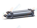 SMC CDA2KB40TN-150 cyl, tie rod, non-rotating, magnet, TIE ROD CYLINDER