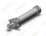 SMC CDM2UZ25-75AZ-N cylinder, air, ROUND BODY CYLINDER