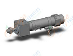 SMC CDM2RB25-50AZ-M9PVSBPC cylinder, air, ROUND BODY CYLINDER