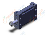 SMC MDUB50TN-75DMZ-M9PL cyl, compact, plate, COMPACT CYLINDER