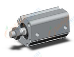 SMC CDQ2A20-20DMZ-A96 cylinder, CQ2-Z COMPACT CYLINDER