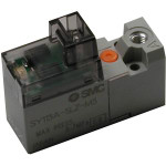 SMC SY114A-6MUB valve, sol, base mt, SY100 SOLENOID VALVE