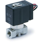 SMC VXE2221H-5DL1 2 port sol valve, direct operated, 2 PORT VALVE