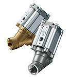 SMC VXB215CH angle seat valve, air operated, 2 PORT VALVE