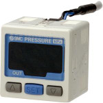 SMC 10-ZSE30A-C4L-C-PGA2 2 color high precision dig pres switch, VACUUM SWITCH, ZSE30, ZSE30A