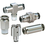 SMC KQGT03-00 fitting, union tee, KQG STAINLESS STEEL FITTING