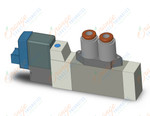 SMC SY3160-6LOZ-C4 valve, sgl sol, cassette (dc), SY3000 SOL/VALVE, RUBBER SEAL***