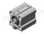 SMC CQ2B25-25D-XB6 cyl, compact, high temp, CQ2 COMPACT CYLINDER