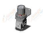 SMC ARG20-N01BG4-1Z regulator, gauge-handle, ARG REGULATOR W/PRESSURE GAUGE