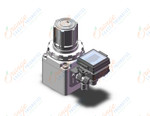 SMC IRV20A-C08ZN-X1 vacuum regulator, single side, IRV VACUUM REGULATOR
