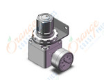 SMC IRV20A-N07BG vacuum regulator, single side, IRV VACUUM REGULATOR