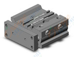 SMC MGPM12-20Z-M9BSAPC cyl, compact guide, slide brg, MGP COMPACT GUIDE CYLINDER