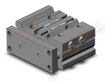 SMC MGPM16-10Z-M9PSAPC cyl, compact guide, slide brg, MGP COMPACT GUIDE CYLINDER