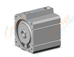 SMC NCDQ8A250-075S cyl, compact, spr rtn, NCQ8 COMPACT CYLINDER